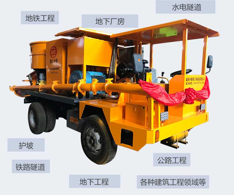 移動(dòng)式攪拌濕噴機(jī)